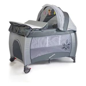 Corral Para Bebes Toldillo Camping Niños Y Niñas Gris S12-7