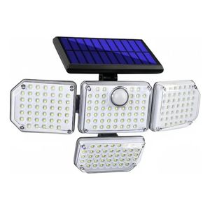 Foco Led Solar Exterior Sensor Movimiento 4 Direcciones