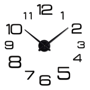 Reloj De Pared Decorativo Adhesivo 3d Clasic Innovo Home