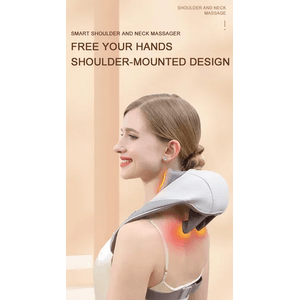 Masajeador De Cuello Espalda Recargable Calor Premium Innovo Fashion