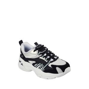 Tenis Skechers Dlite 4.0 Negro Blanco Mujer 896080-WBK