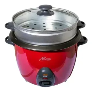 Olla Arrocera Altezza 10 Tazas 1.8 Lb Con Vaporera Roja ARC-S180R