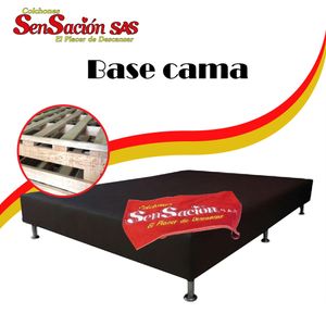 Colchón Ortopédico Plenitud con Base Cama 90x190 + 1 Almohada