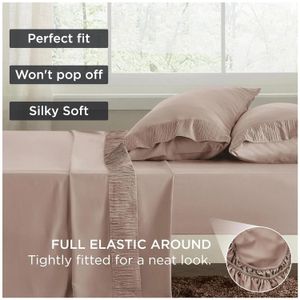 Sabanas King Suave Incluye 2 Fundas De Almohada Beige