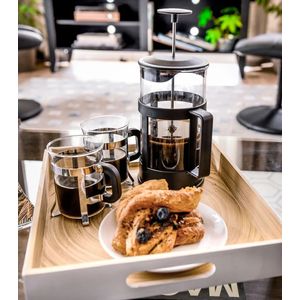 Cafetera Prensa Francesa 350ml En Vidrio Borosilicato