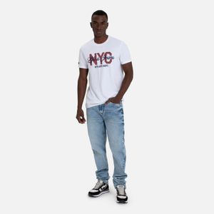 Camiseta Premium Manga Corta Color Blanco Para Hombre