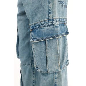 Jean tipo jogger azul para niño