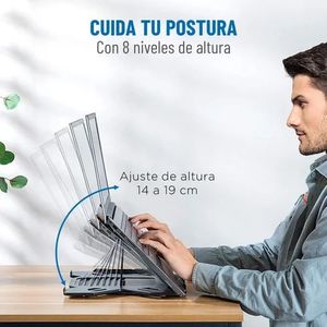 Soporte Base Notebook Y Celular Ajustable En X