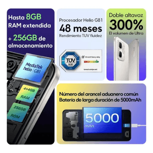 Celular Infinix Hot 50i + Airpods 3ra Generación 1.1 + Obsequio SmartWatch Mobulaa