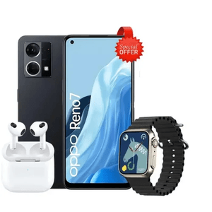 Celular OPPO Reno 7 + Airpods 3ra Generación 1.1 + Obsequio SmartWatch Mobulaa