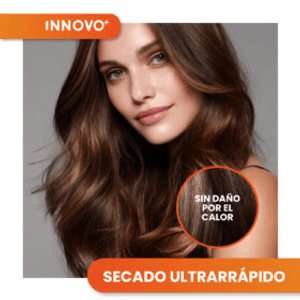 Combo Secador Bopai 5500 + Cepillo Rizador Crespos + Cepillo Masajeador + Obsequio Toalla Microfibra Innovo