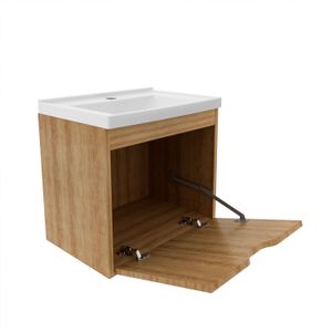 Mueble de baño con lavamanos Graz - Almendra