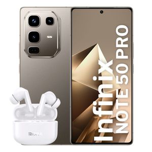 Celular INFINIX Note 50 Pro 256GB/12GB RAM – Titanio