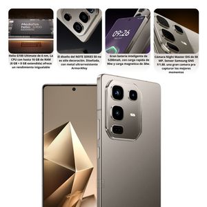 Celular INFINIX Note 50 Pro 256GB/12GB RAM – Titanio