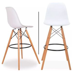 Set X2 Silla Eames Barra Blanco Ekonomodo