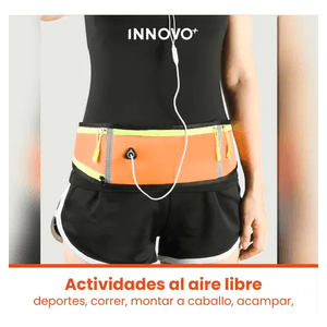 Bolso Canguro Para Deportistas Impermeable Innovo Fit