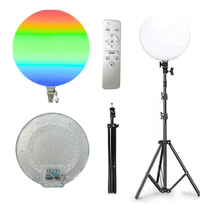 Panel De Iluminación Profesional Multicolor Ajustable Rgb 3000w Con Trípode 2m Innovo Led