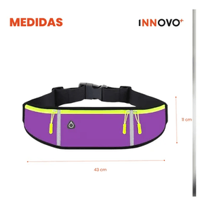 Bolso Canguro Runing Deportivo Riñonera Para Gym Ejercicio Innovo Fit