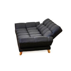 Sofa Cama Ocean Sintetico Negro