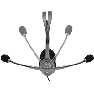 Diadema Estéreo Logitech H111 Micrófono Supresión De Ruidos - Gris