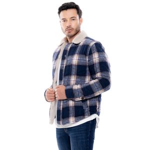 Chaqueta Acolchada Con Cuello Ovejero