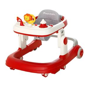 Caminador Andadera Llantas Silicona Musical Con Luces K229-3 Rojo