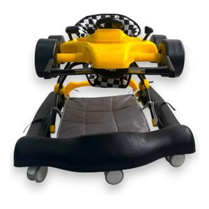 Caminador F1Tapete Llantas Silicona Bebe 341 Amarillo