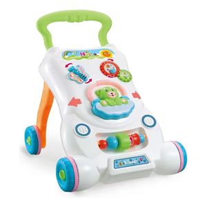Andadera Caminador Bebes Primeros Pasos Musical Luces Osito HE0828 Verde