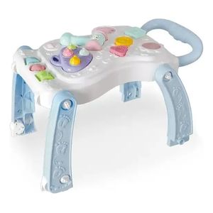 Andadera Musical Y Mesa Didactica Con Actividades Para Bebe 999C-T Azul