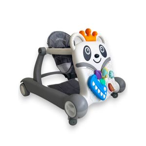 Andadera Caminador Musical 2 En 1 Bebes Panda 313B BLANCO
