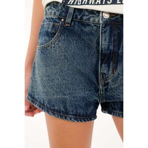 Short en denim tono oscuro para mujer