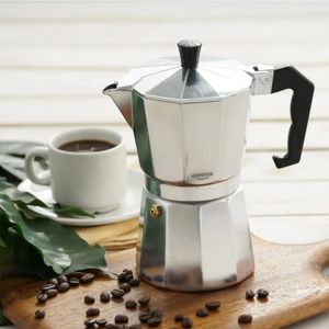 Cafetera Moka Italiana 6 tazas Universal L36065 Plateada