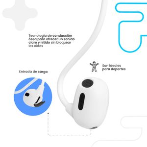 Audifonos Manos Libres Deportivos de Conduccion Osea