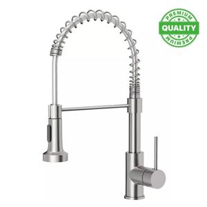 Llave Monomando Lavaplatos Flex Griferia Cocina - Plateado Premium