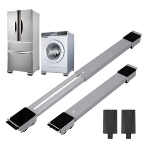 Soporte de Ruedas Ajustable para Lavadora Nevera Estufa