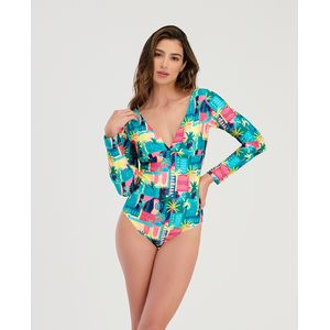 Vestido de Baño Entero Est Palmeras ST Even 99613