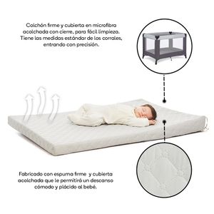 Colchón antirreflujo 3 en 1 Beige
