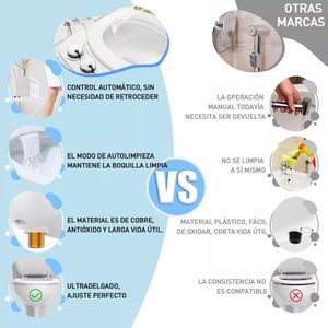 Bidet Baño Accesorio Para Nodoro Fácil Instalación 3 Modos