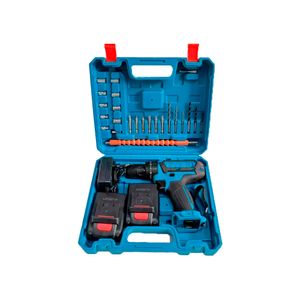 Taladro Inalámbrico Percutor 18?V HE-007 – 82?Nm, 2 Baterías y Maletín