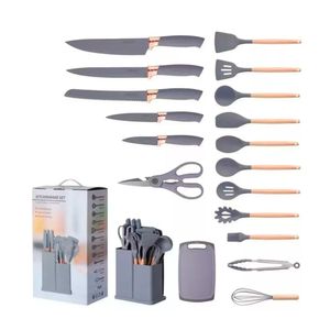 Set de Utensilios de Cocina x 19 Piezas Multiusos en Silicona
