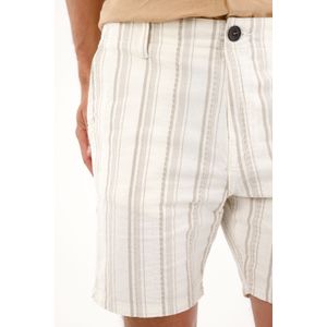 Bermuda chino con diseño a rayas para hombre