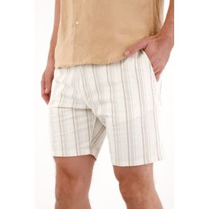 Bermuda chino con diseño a rayas para hombre