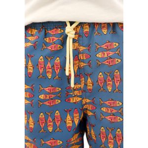 Pantaloneta de baño con estampado de peces para niño