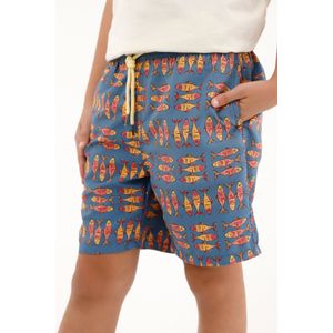 Pantaloneta de baño con estampado de peces para niño