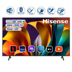 Televisor hisense 50 Pulgadas smart TV UHD 4K 50A6N