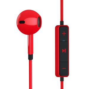 Audífonos Energy Sistem Bluetooth Con Cable Rojo