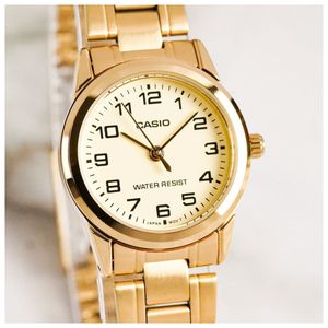 Reloj Casio Referencia LTP-V001G-9B Diseño Elegante