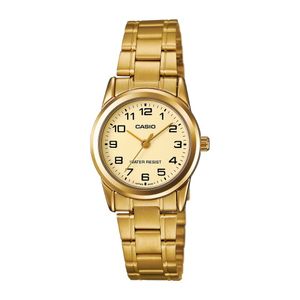 Reloj Casio Referencia LTP-V001G-9B Diseño Elegante