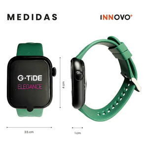 Smartwatch Innovo G-tide Amoled Elegante Resistente Al Agua 100 Modos Deportivos Contesta Llamadas Verde