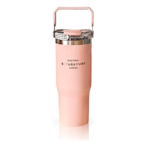 Termo Acero Inoxidable 600ml Manija Superior Frío/calor Coffee Flask Rosa Innovo Sitarayuri